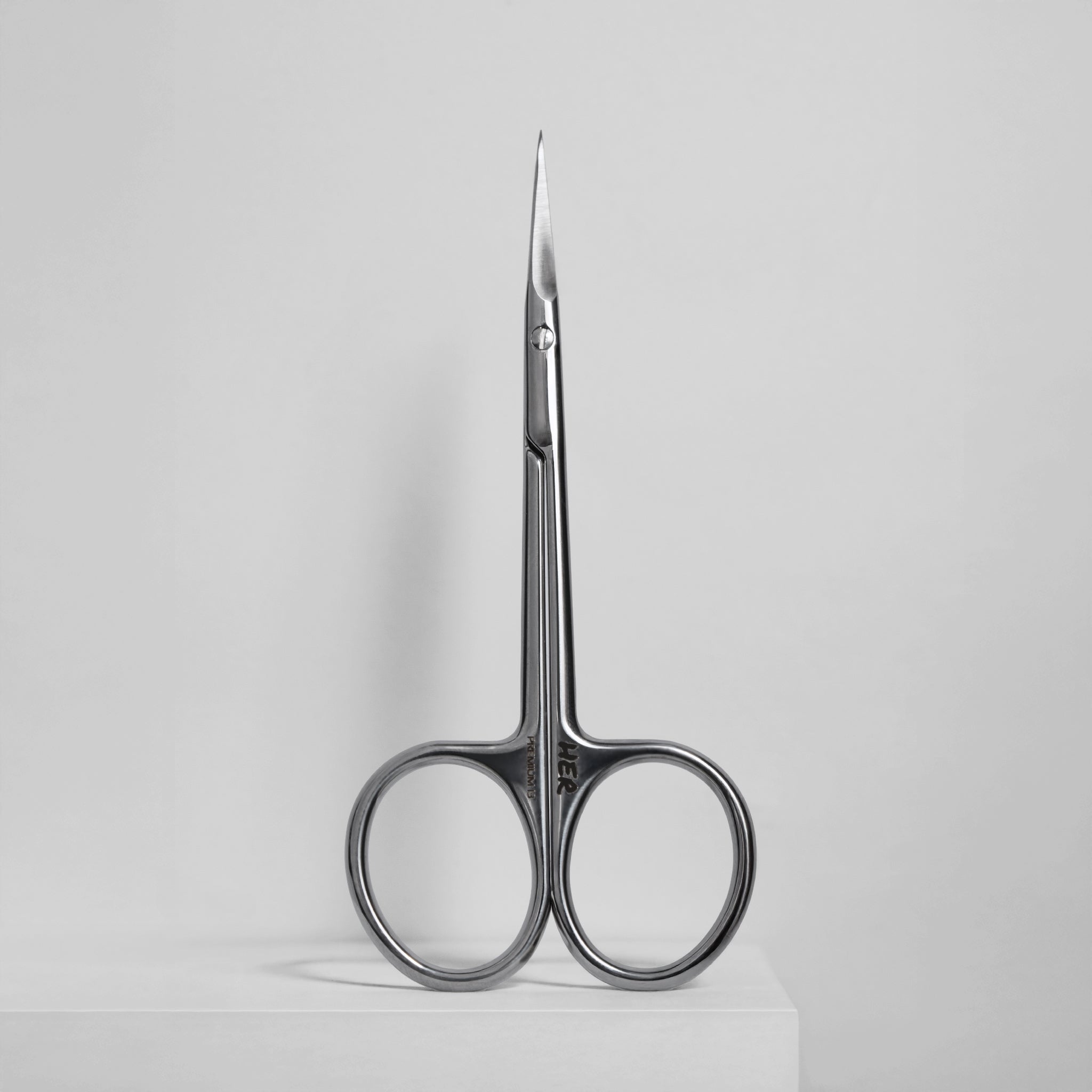 Professional Cuticle Scissors with Curved Tip - Premium 13