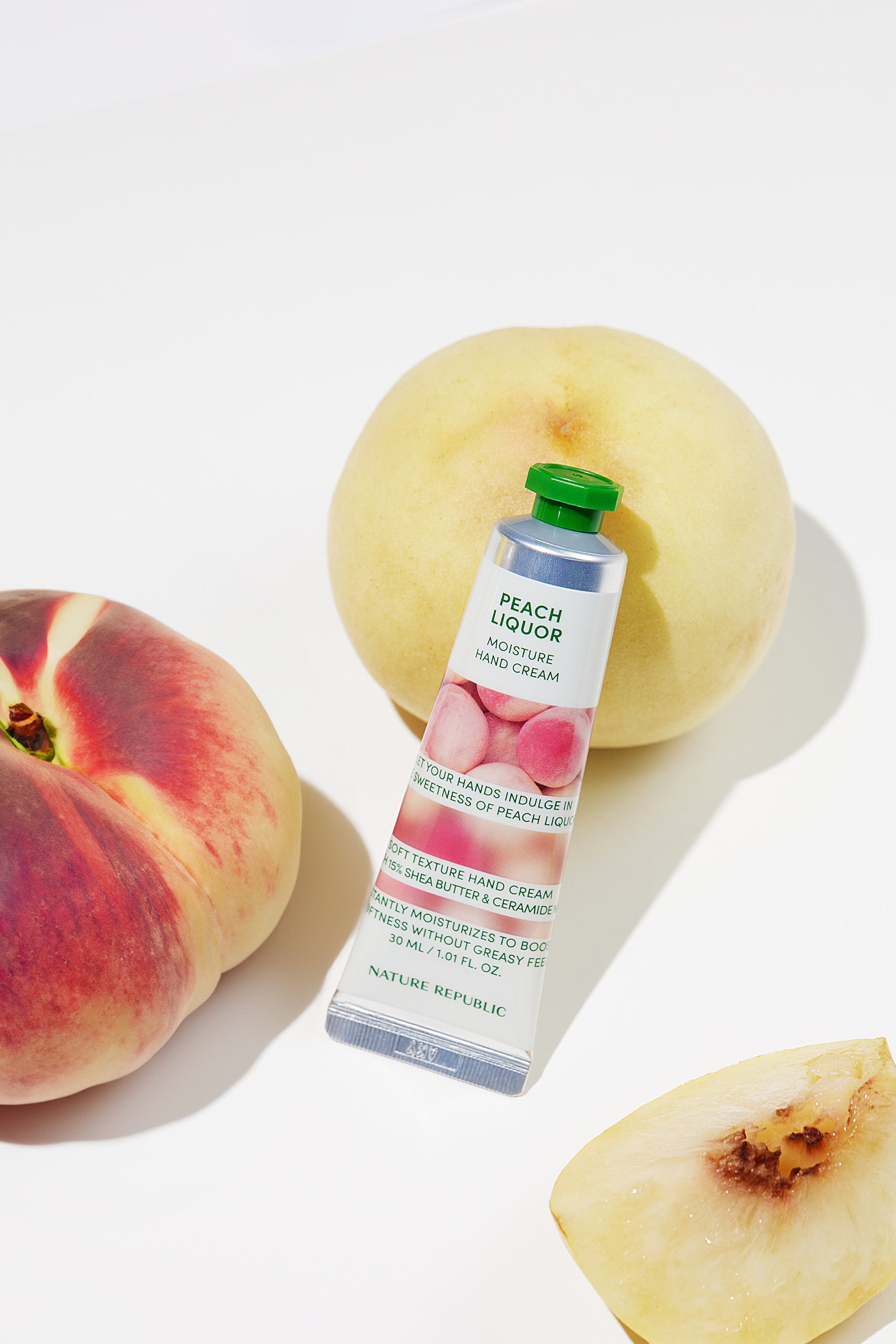 Hand &amp; Nature Peach Liquor Hand Cream - Hand cream with peach extract