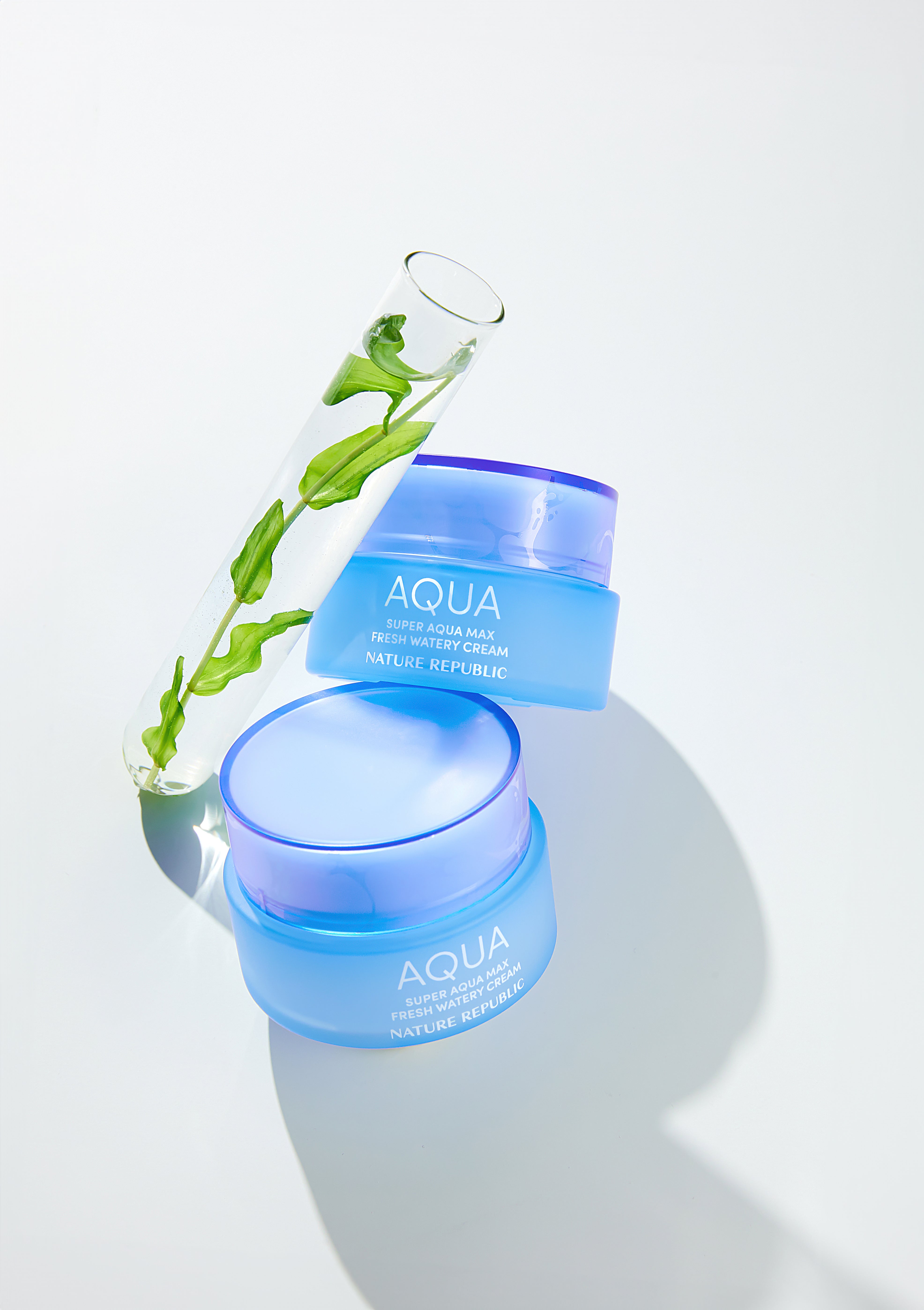 Super Aqua Max Watery Cream - Moisturizing face gel cream with marine complex