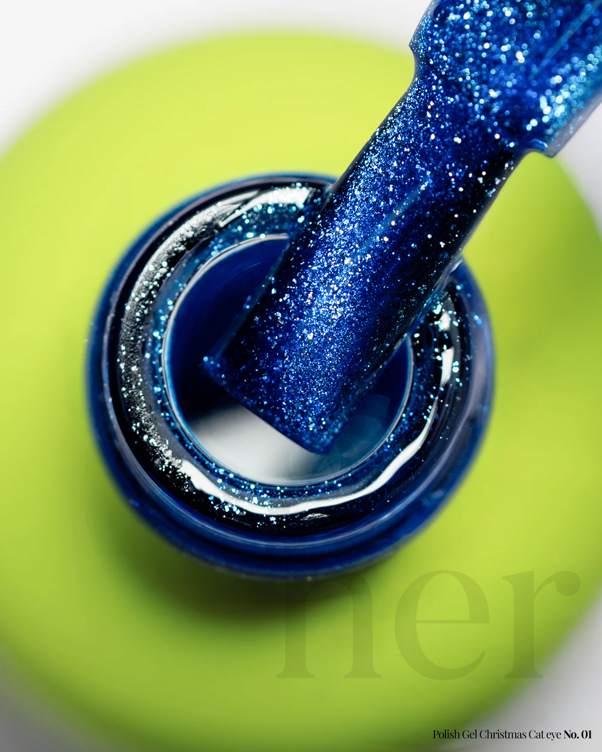 Polish Gel - CHRISTMAS CAT EYE NO.  01