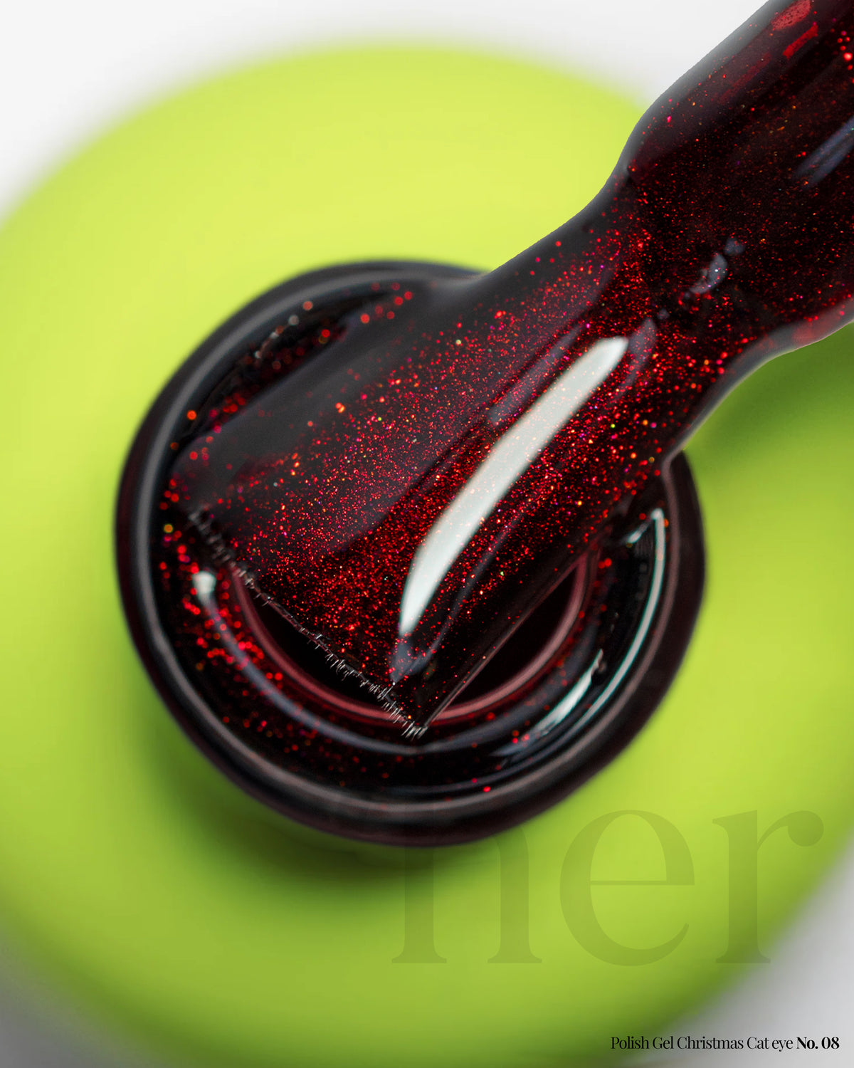 Polish Gel - CHRISTMAS CAT EYE NO. 08