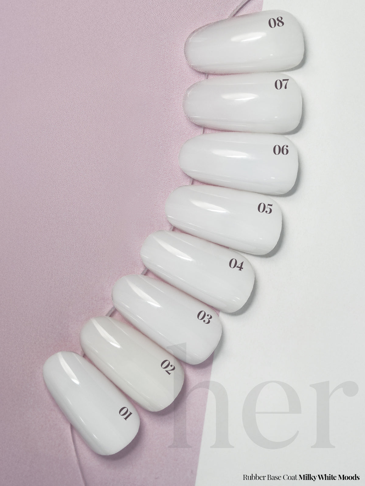 Rubber Base Coat MILKY WHITE MOODS 05
