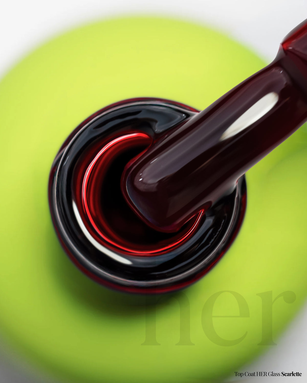 Top Coat HER - GLASS SCARLETTE