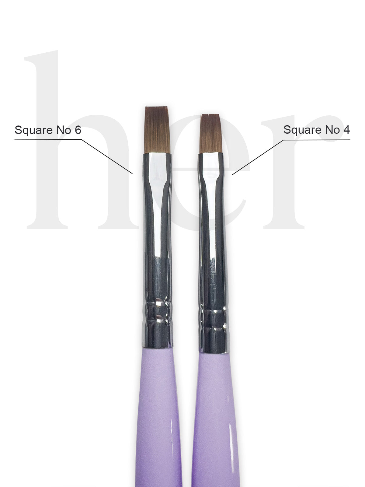 Gel Square Brush No. 4