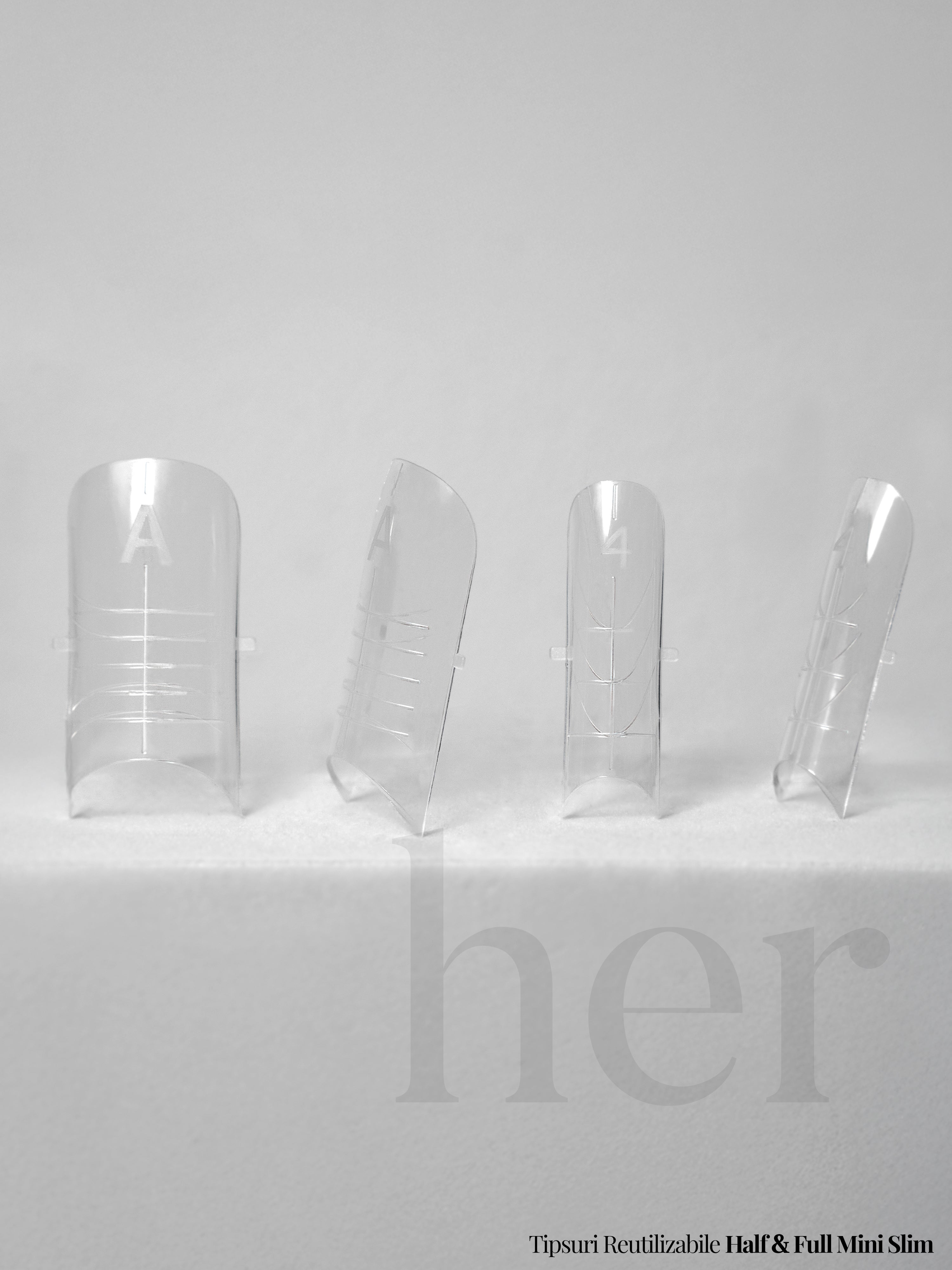 Tipsuri Reutilizabile - HALF & FULL MINI SLIM - HER