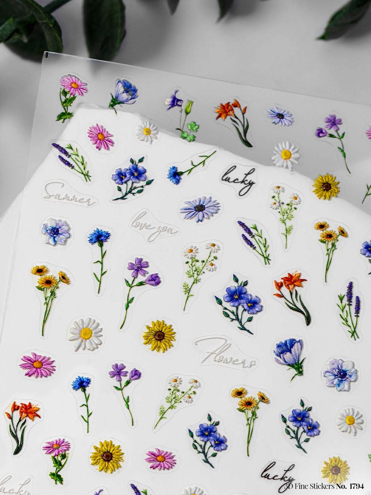 3D Fine Stickers No. 1794 - HER