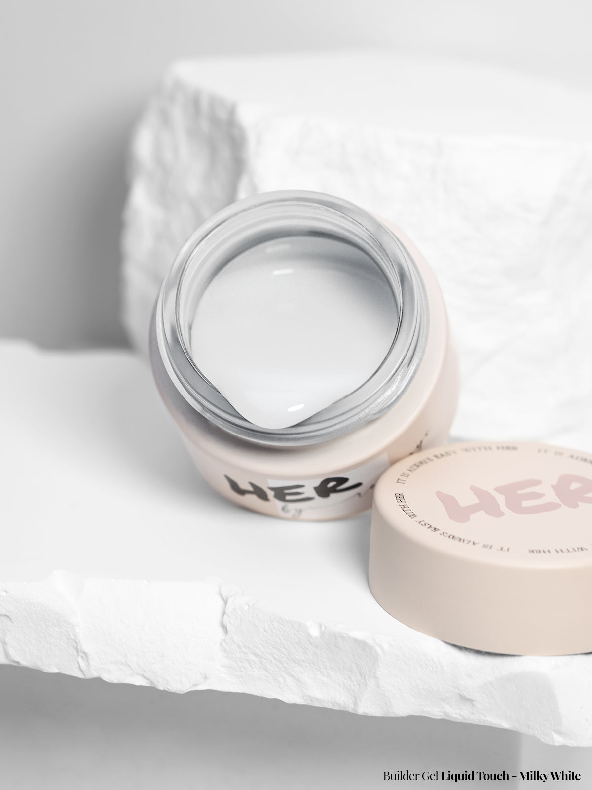 Builder Gel Liquid Touch - MILKY WHITE - HER