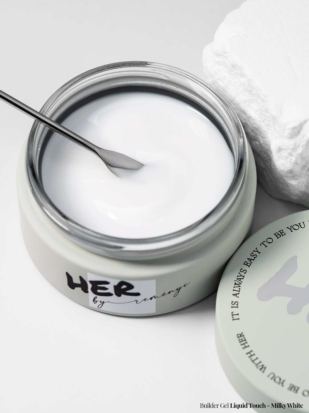 Builder Gel Liquid Touch - MILKY WHITE - HER