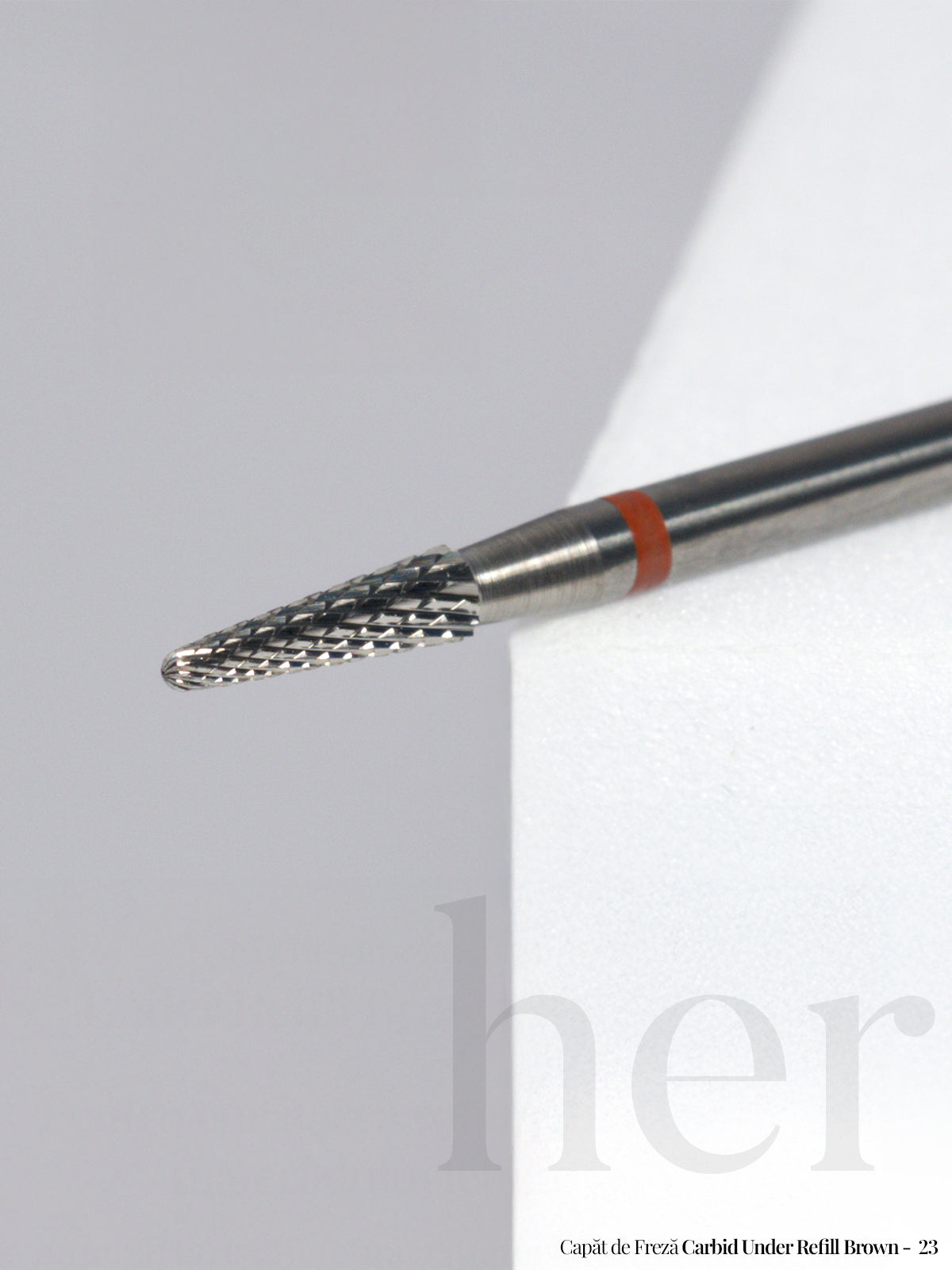 Capat de freza carbid under refill - brown - 23