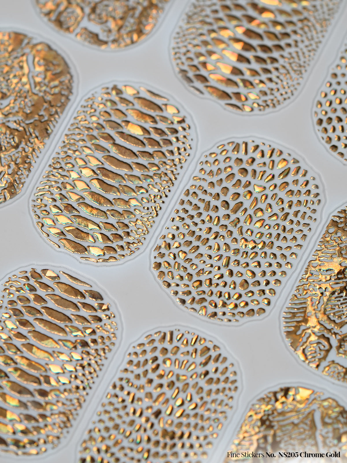 Fine Stickers No. NS205 Chrome Gold - HER