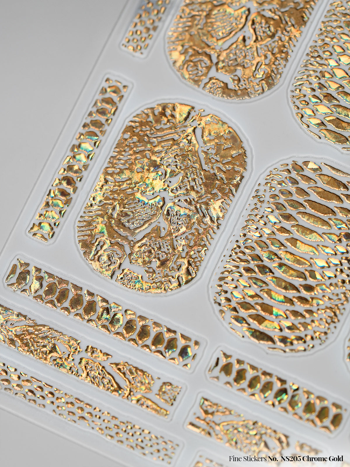 Fine Stickers No. NS205 Chrome Gold - HER