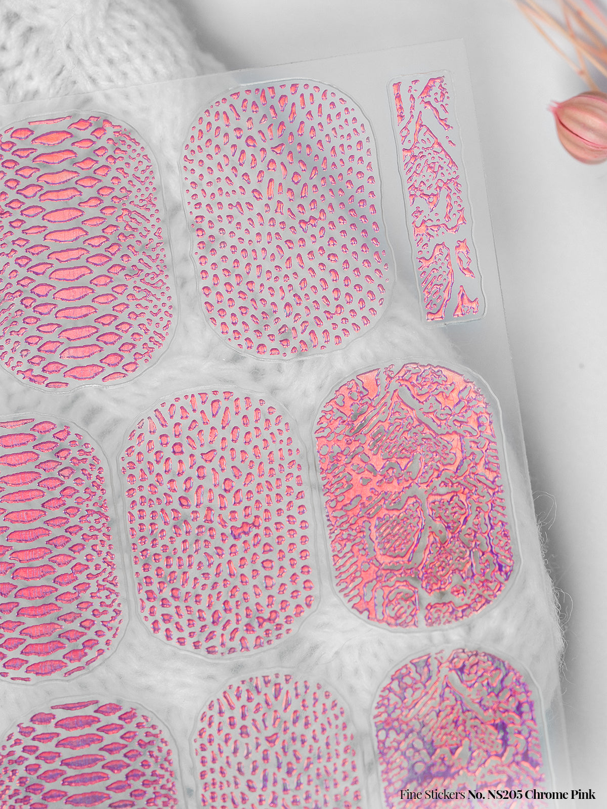 Fine Stickers No. NS205 Chrome Pink - HER