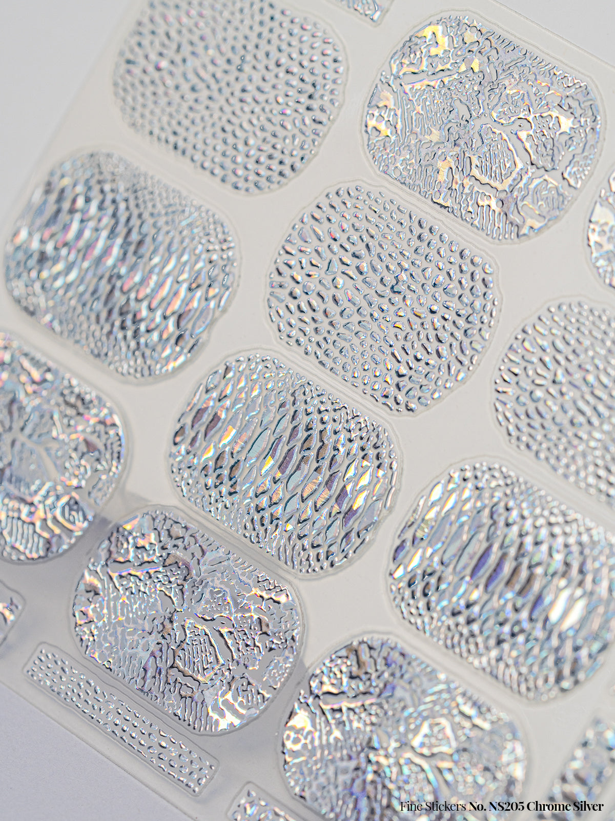 Fine Stickers No. NS205 Chrome Silver - HER