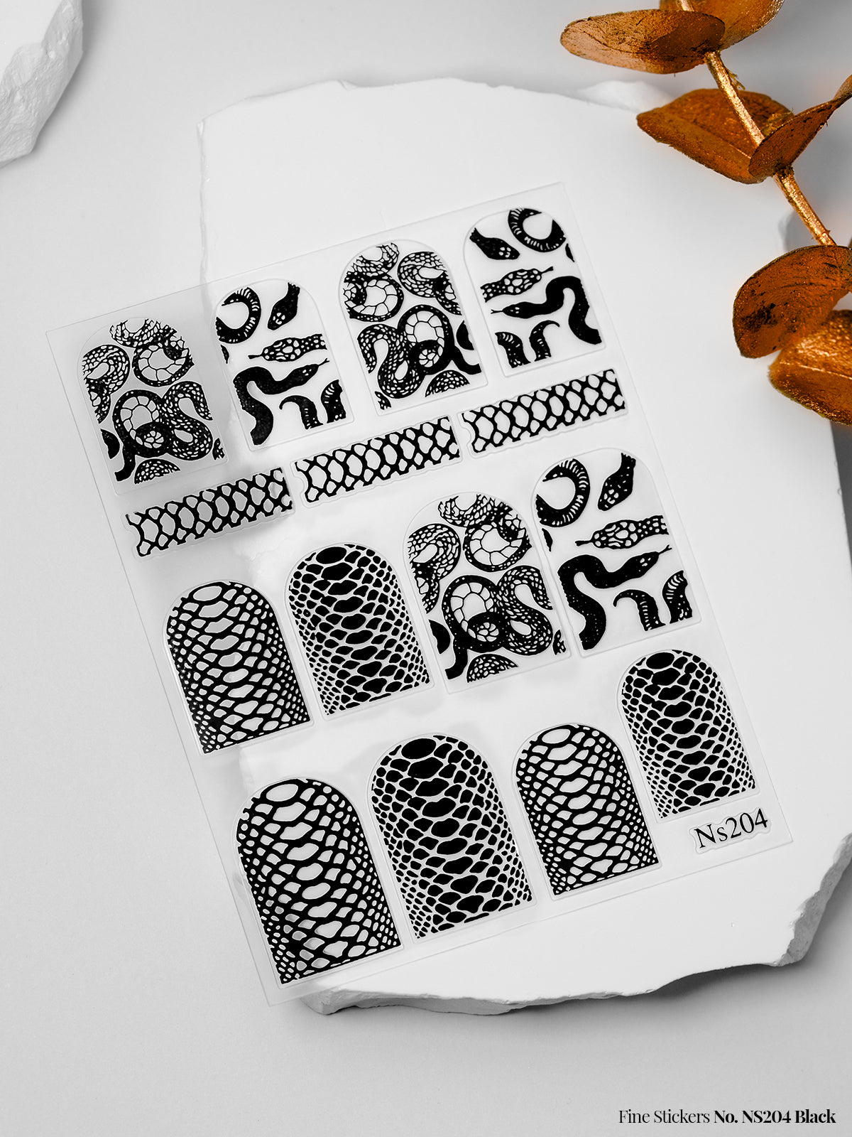 Fine Stickers No. NS204 Black - HER