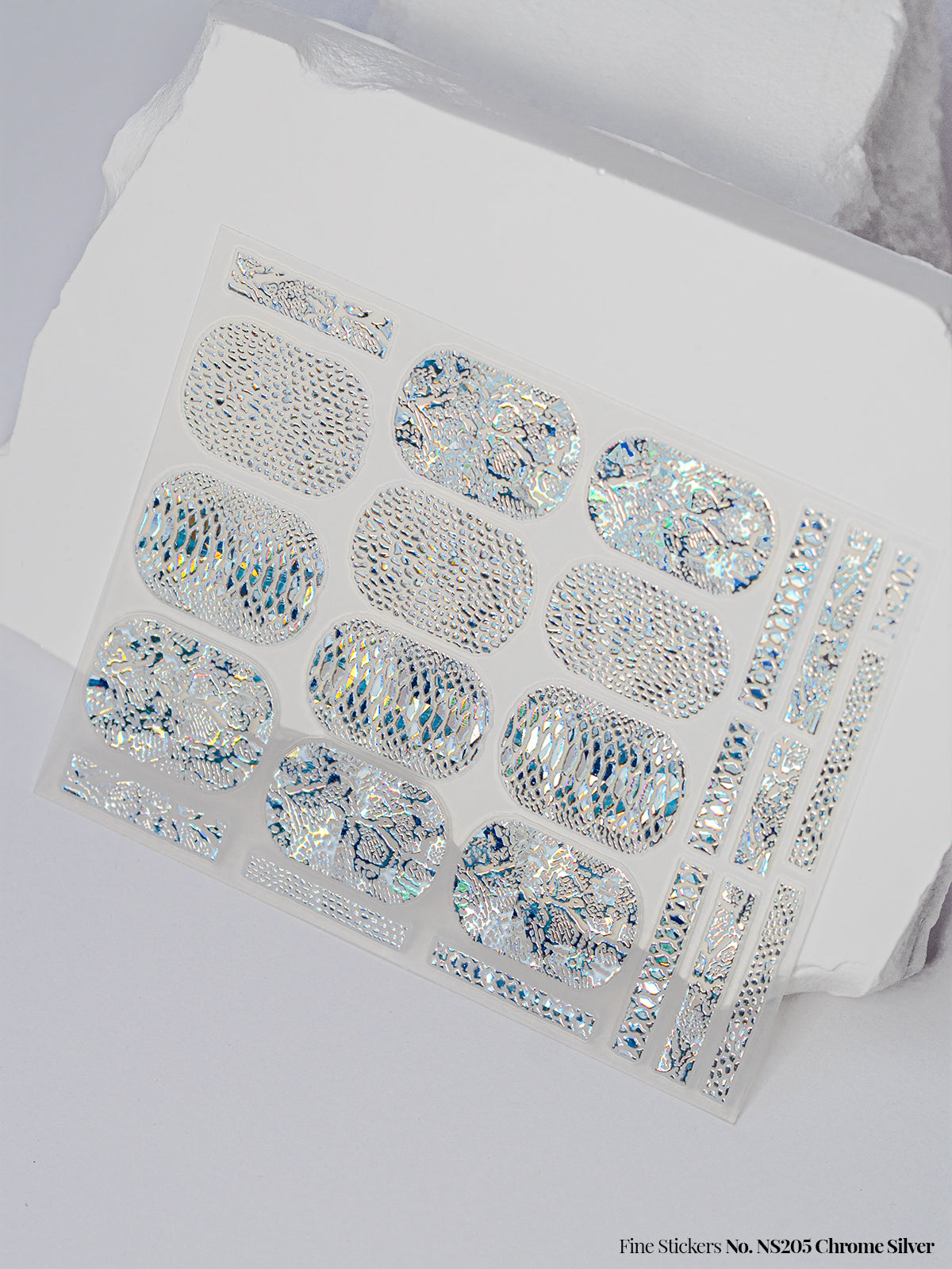 Fine Stickers No. NS205 Chrome Silver - HER
