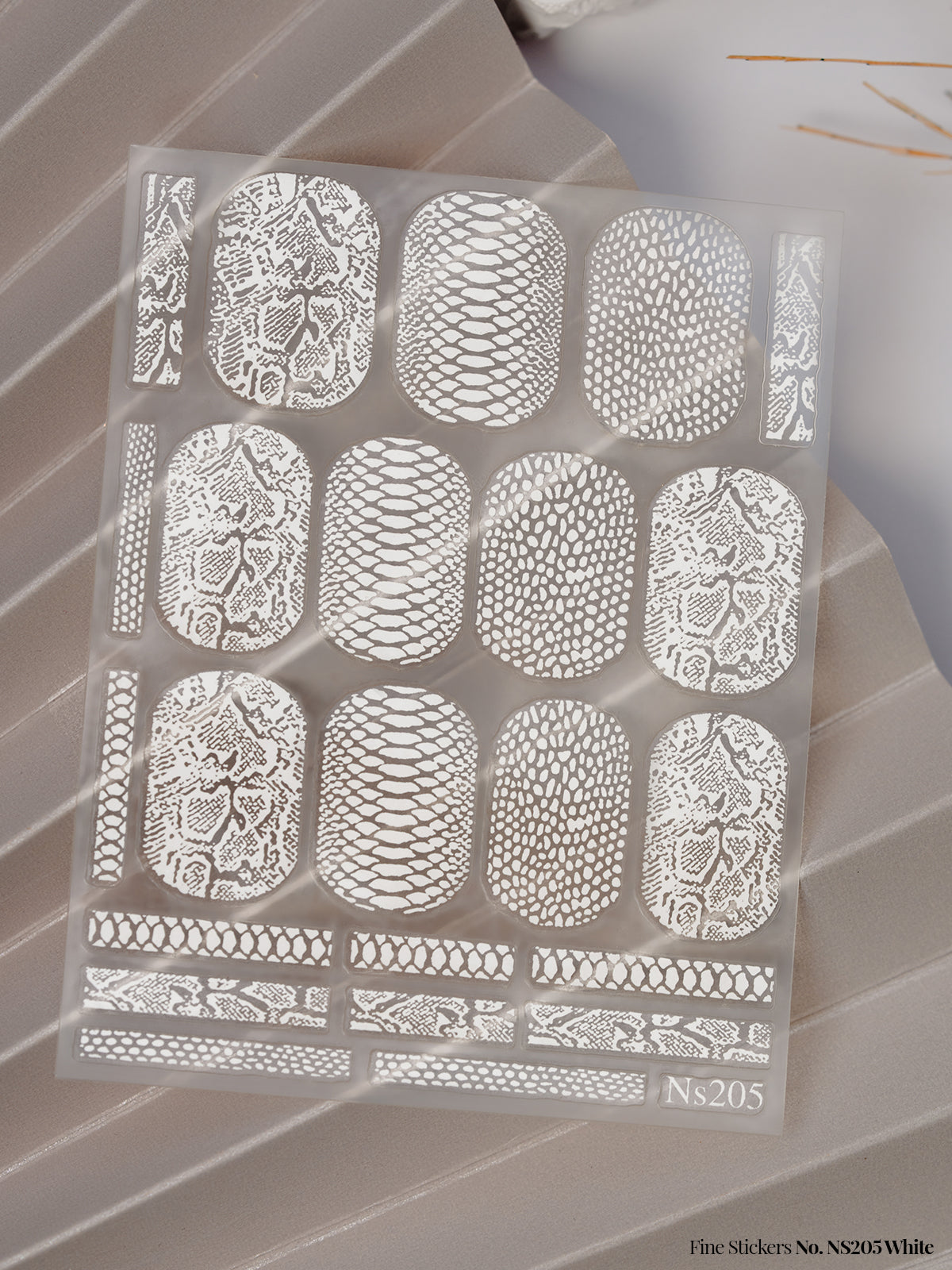 Fine Stickers No. NS205 White - HER