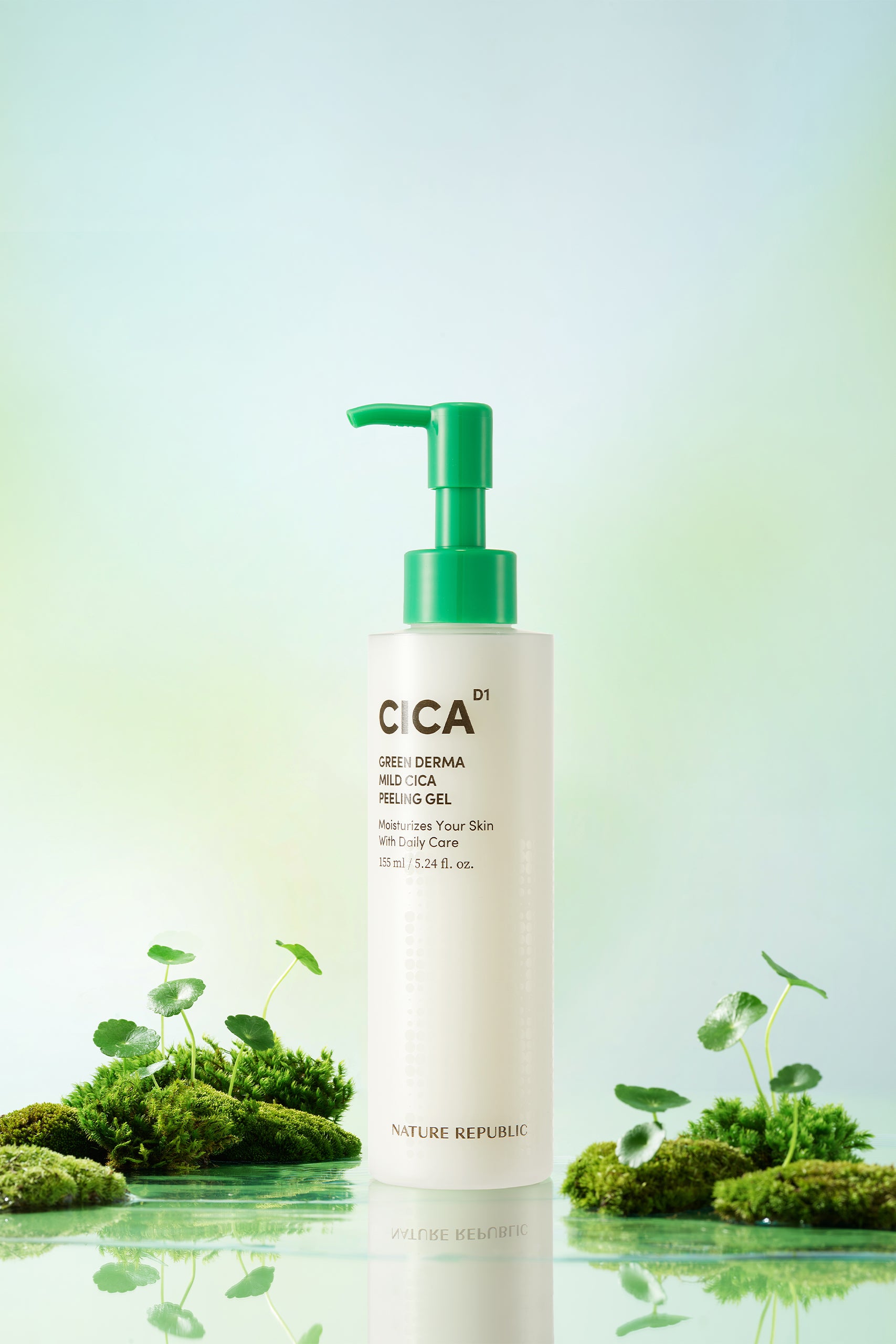 Green Derma Mild Cica Peeling Gel - Gentle exfoliating gel with Centella Asiatica