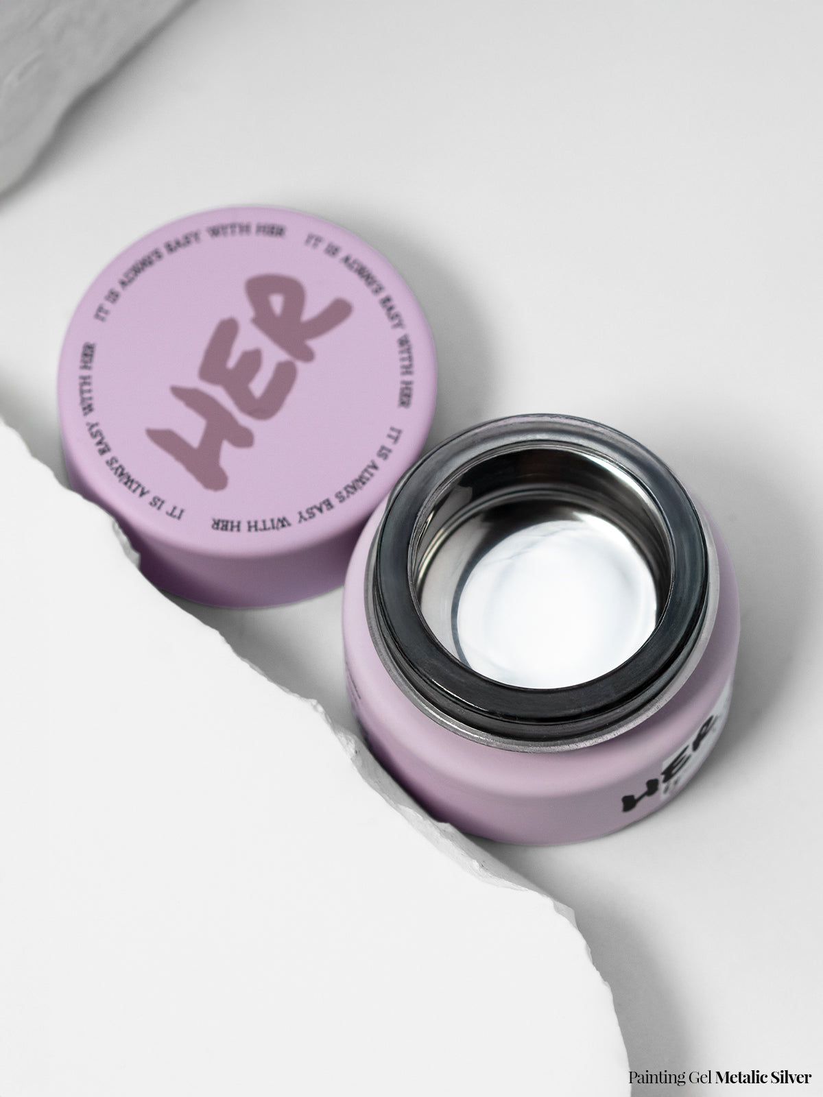 Painting Gel METALIC SILVER