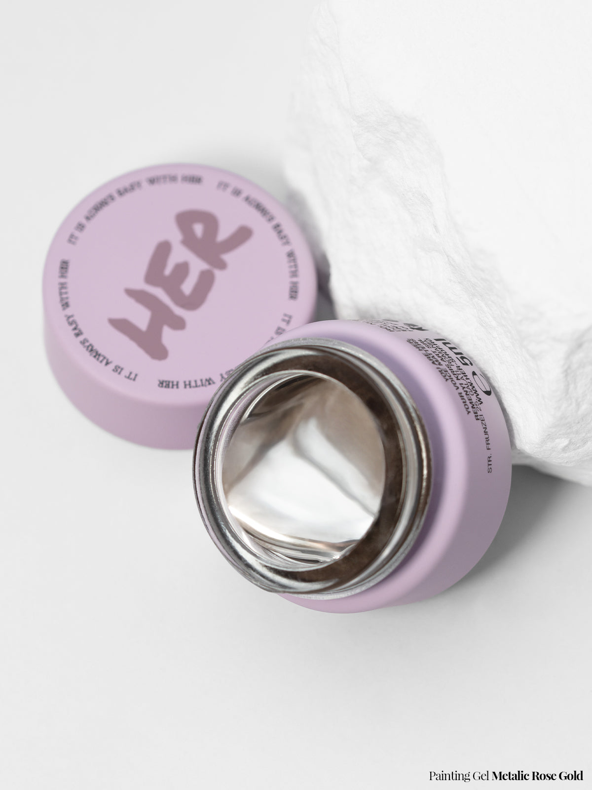 Painting Gel METALIC ROSE GOLD - HER