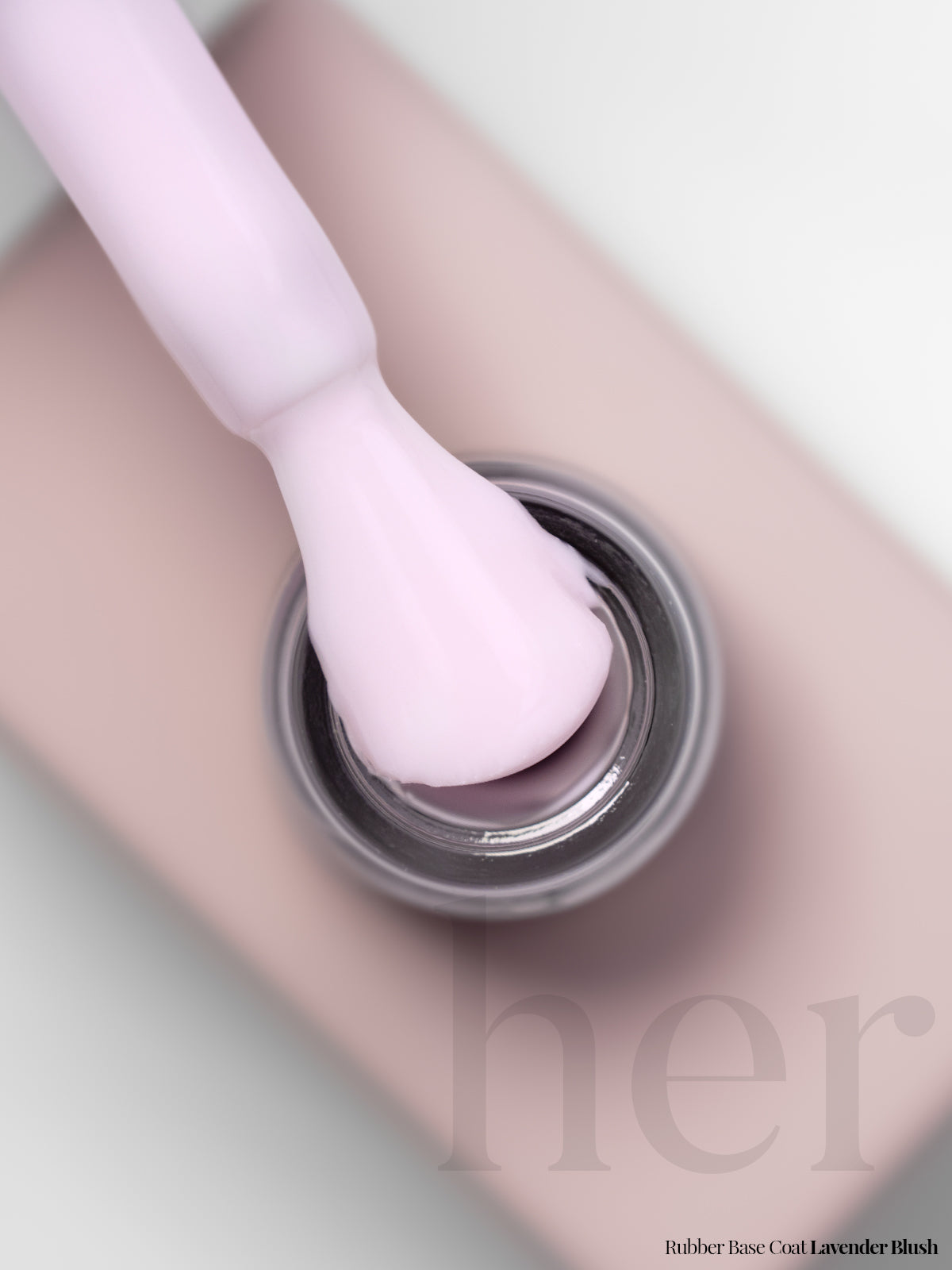 Rubber Base Coat - LAVENDER BLUSH - HER