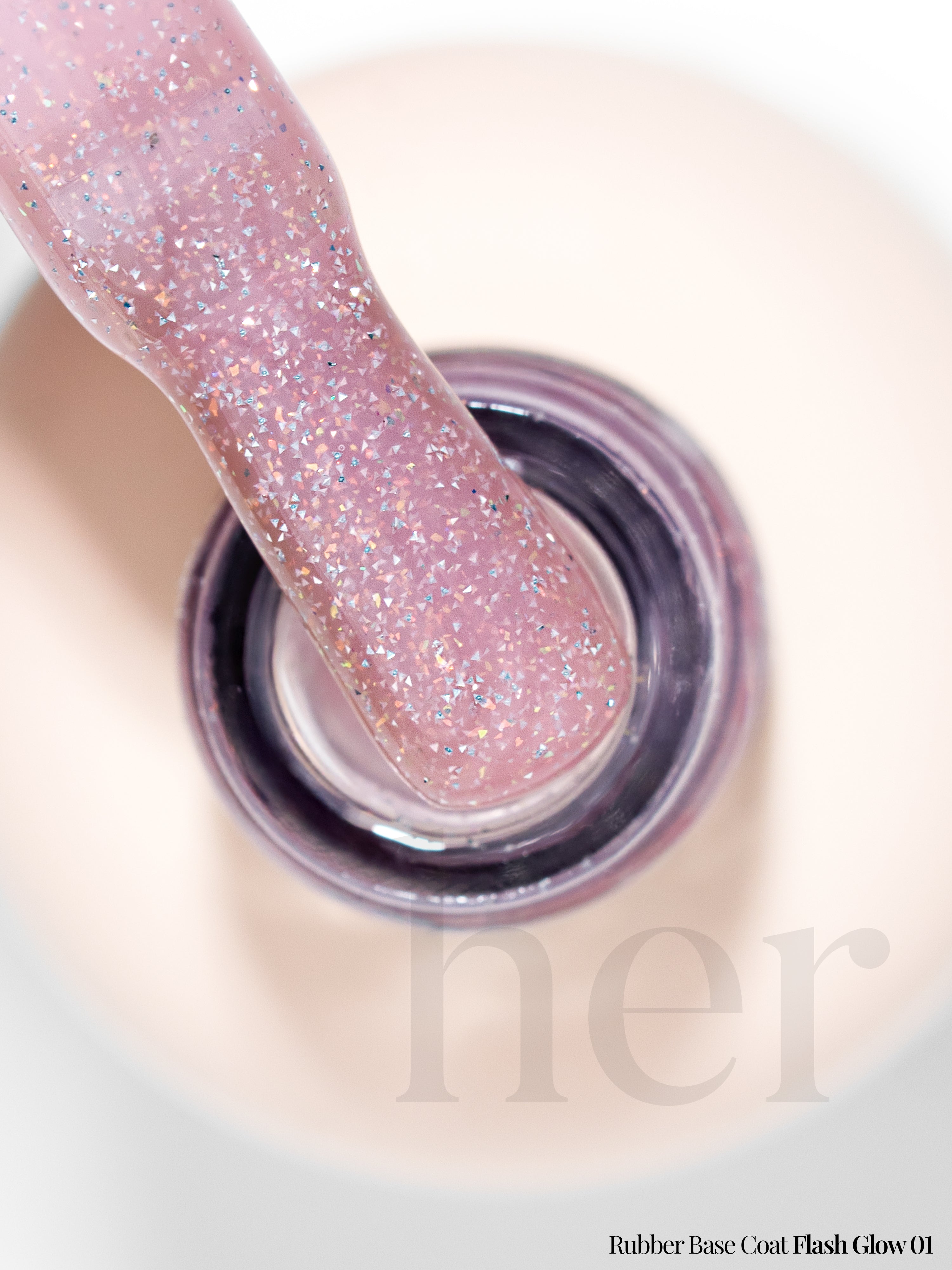 Rubber Base Coat Flash Glow 01