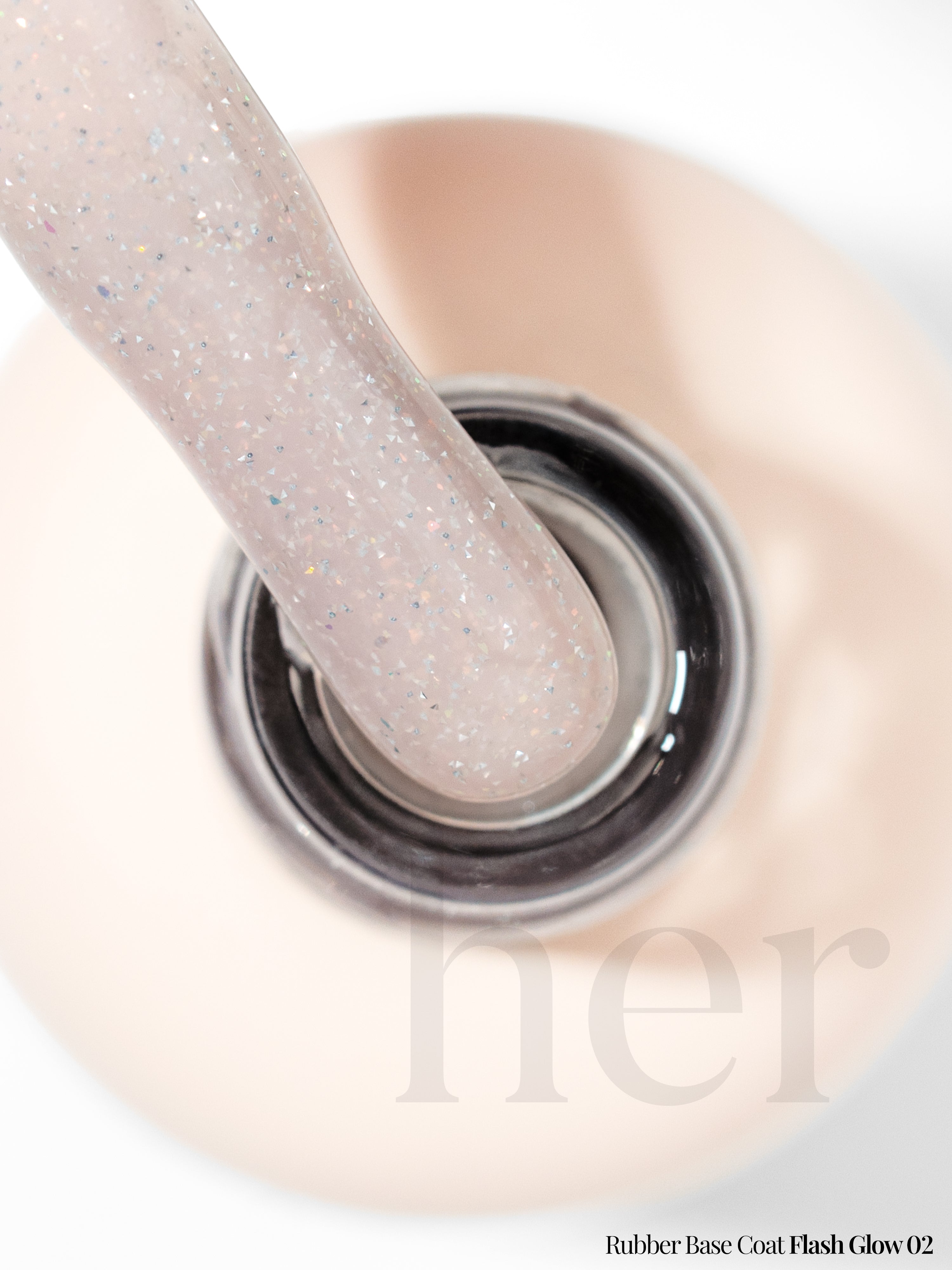 Rubber Base Coat Flash Glow 02