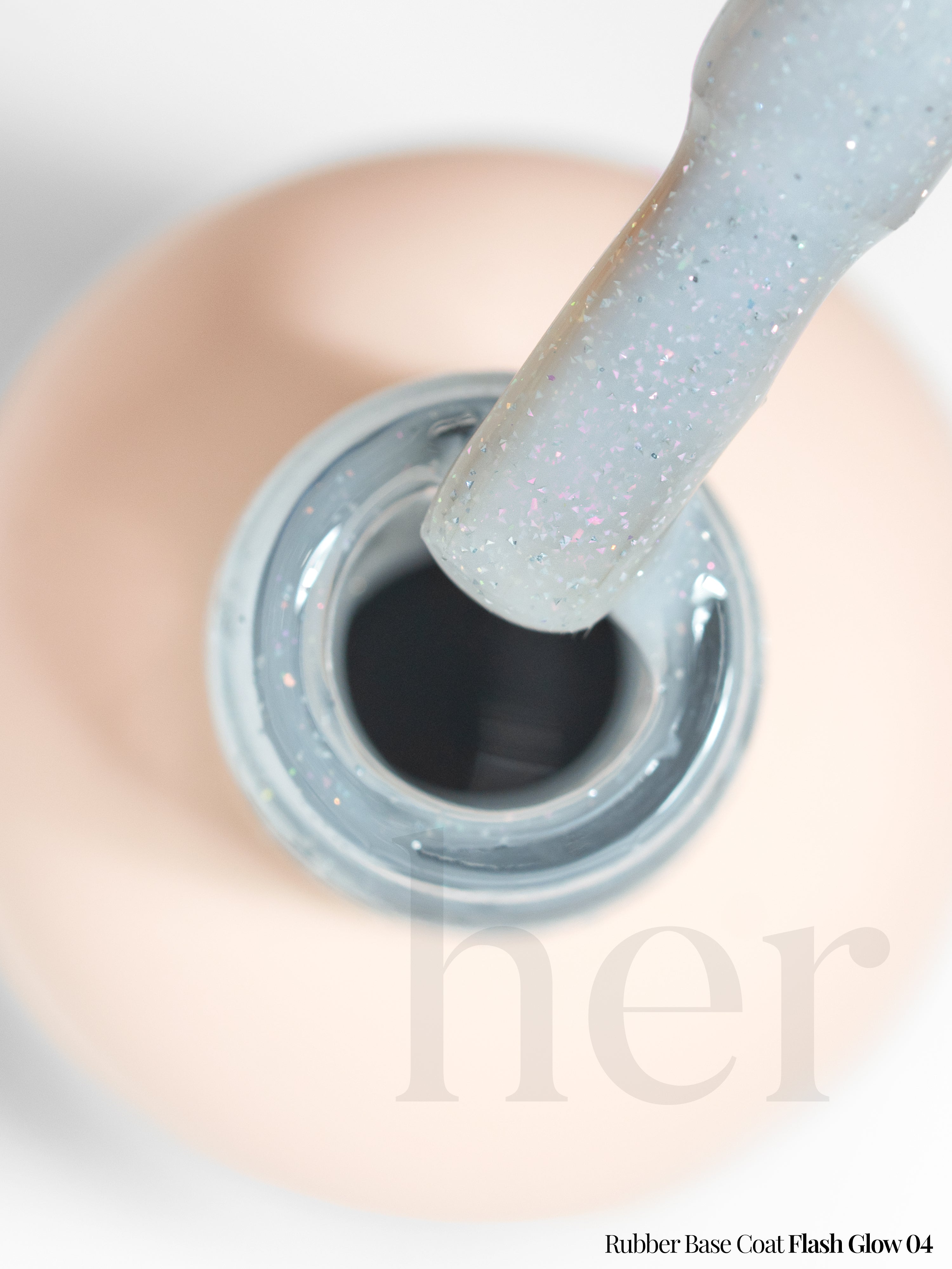 Rubber Base Coat Flash Glow 04