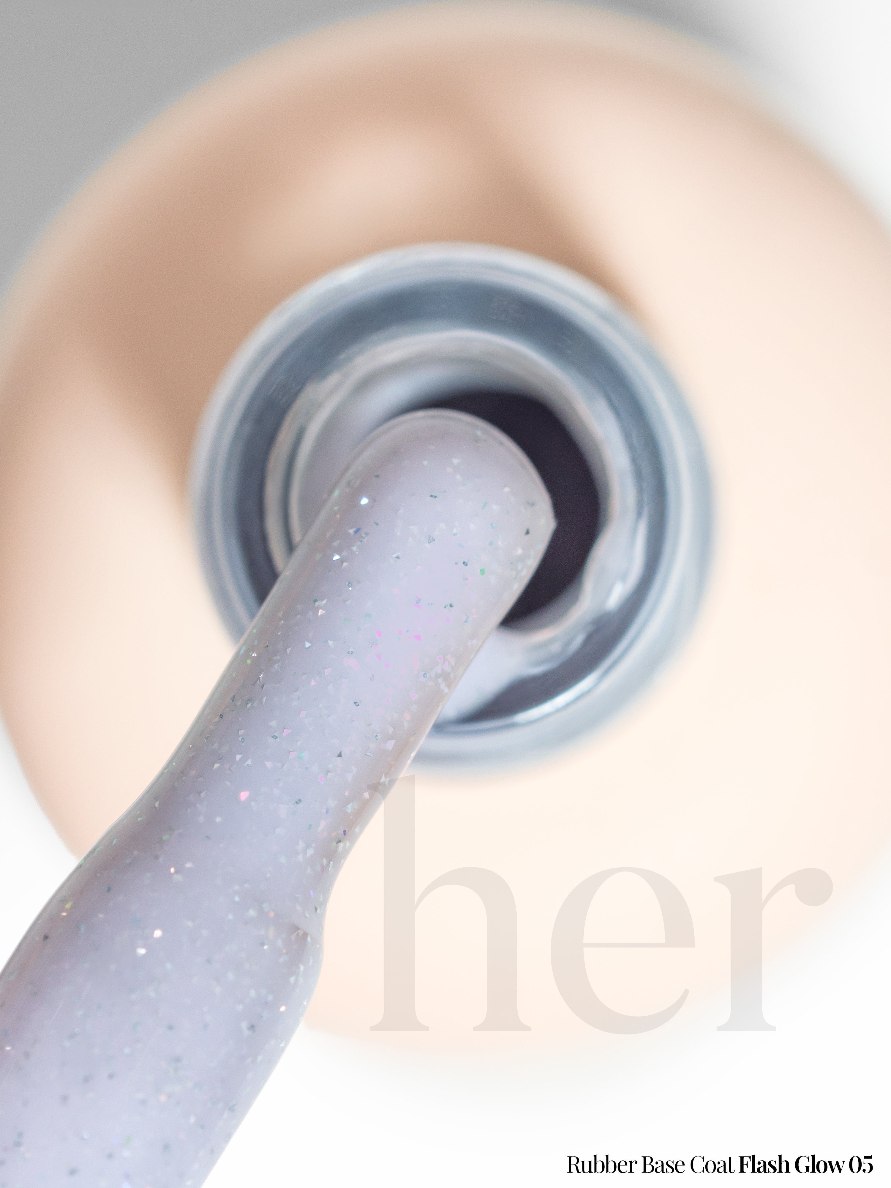 Rubber Base Coat Flash Glow 05