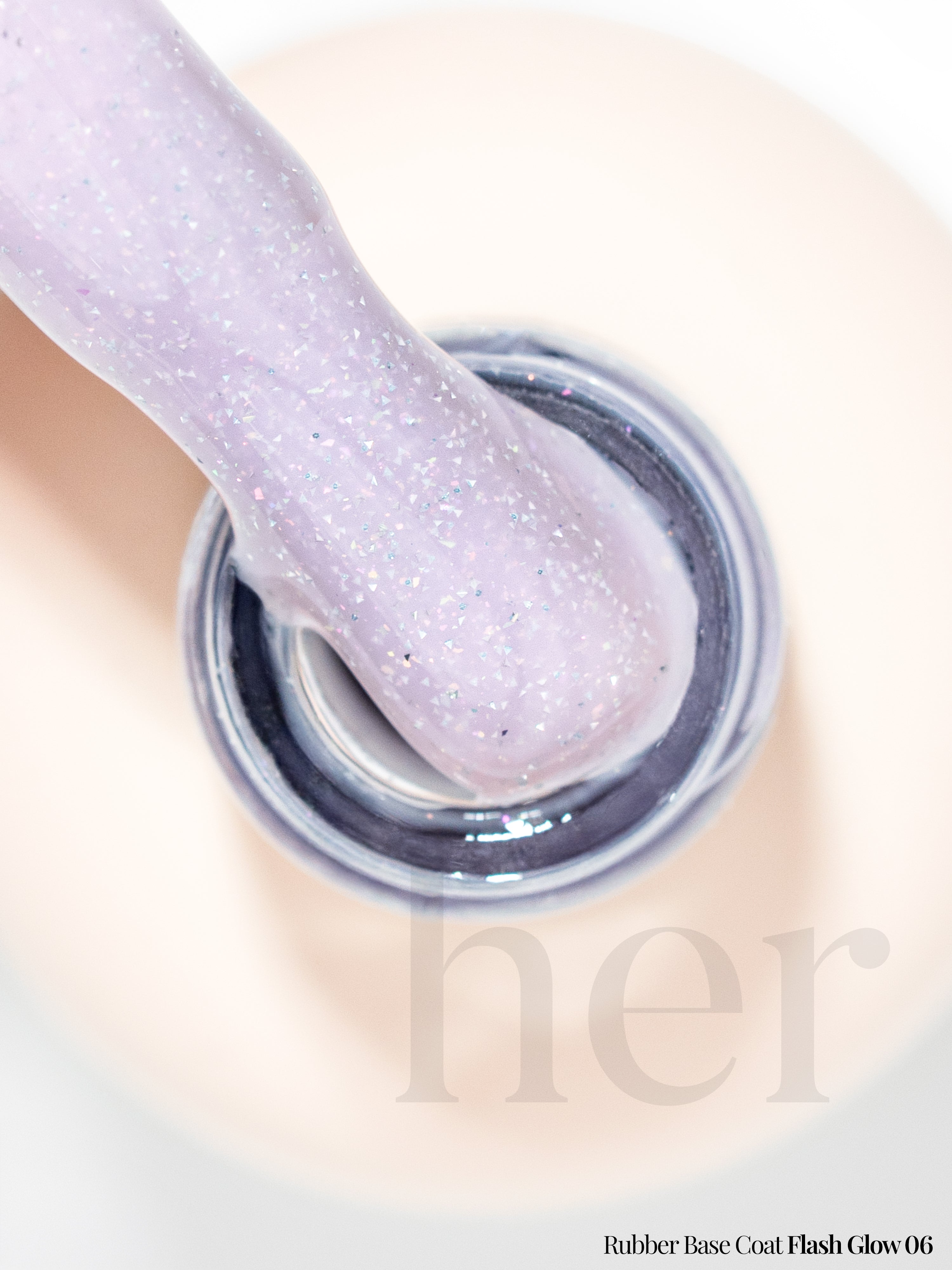 Rubber Base Coat Flash Glow 06