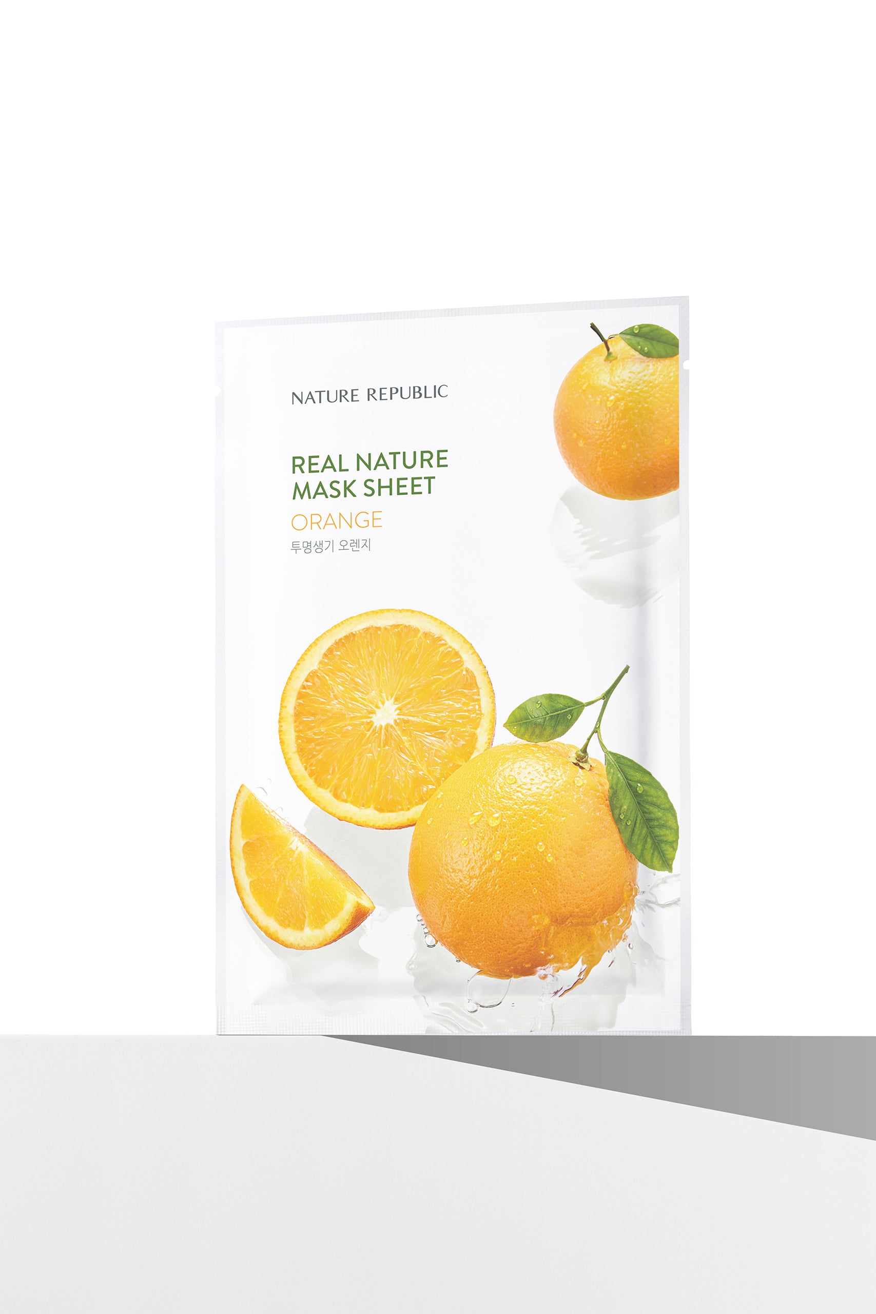 Real Nature Orange Mask Sheet - Face mask with Orange extract
