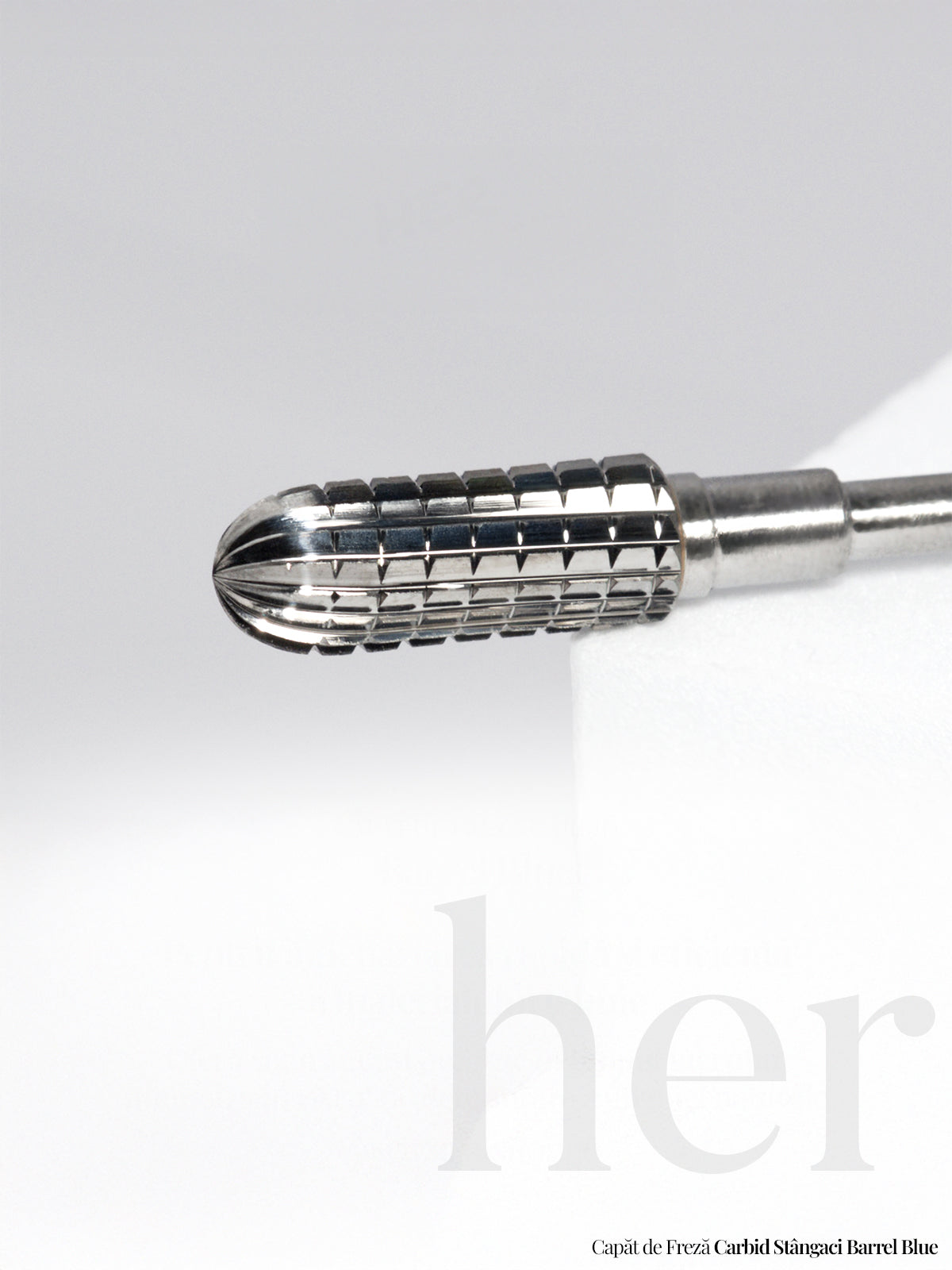 Left-Handed Carbide Barrel Drill Bit – Blue  